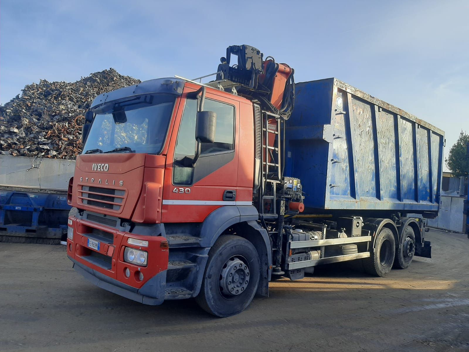 Parco mezzi per materiali ferrosi