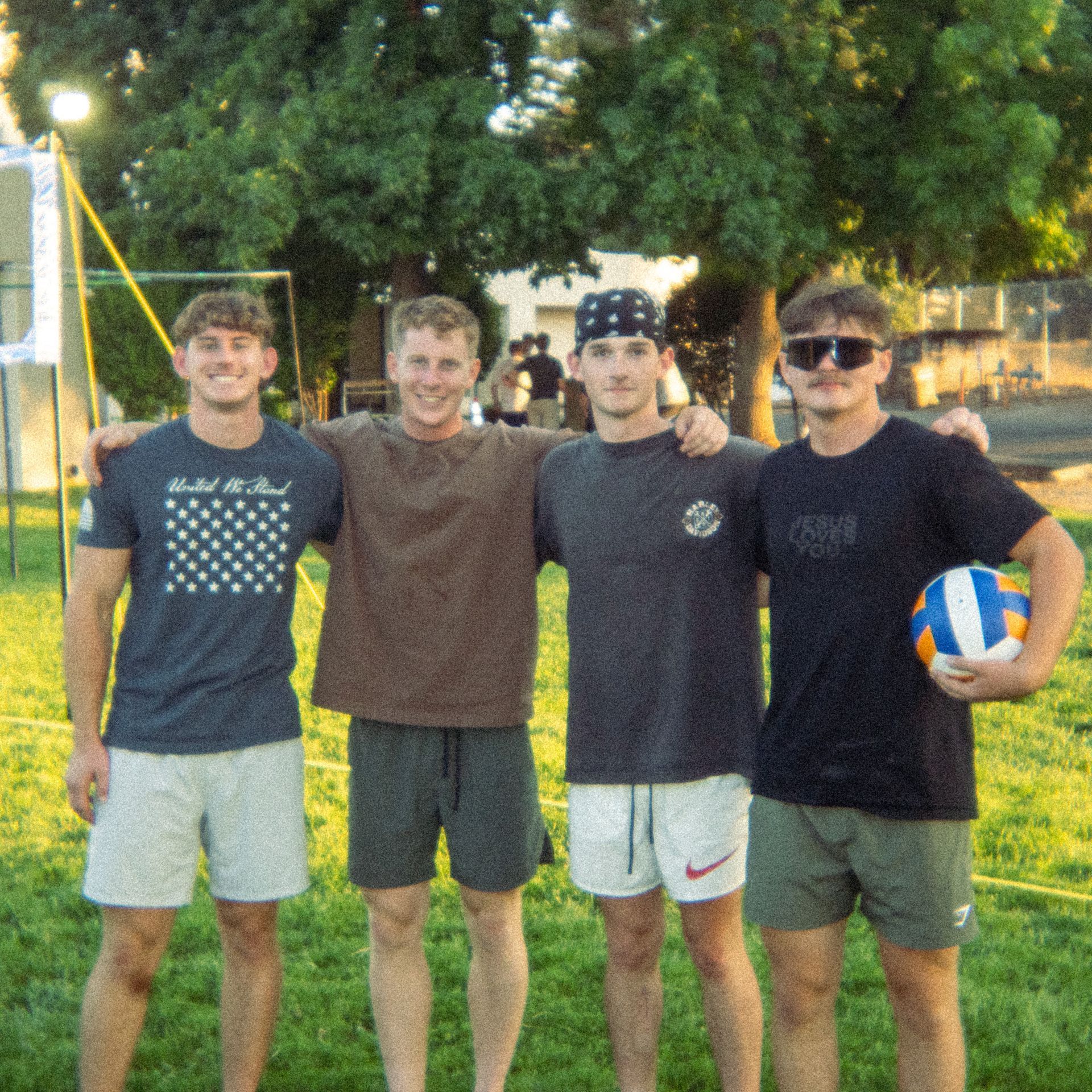 group of teenage boys
