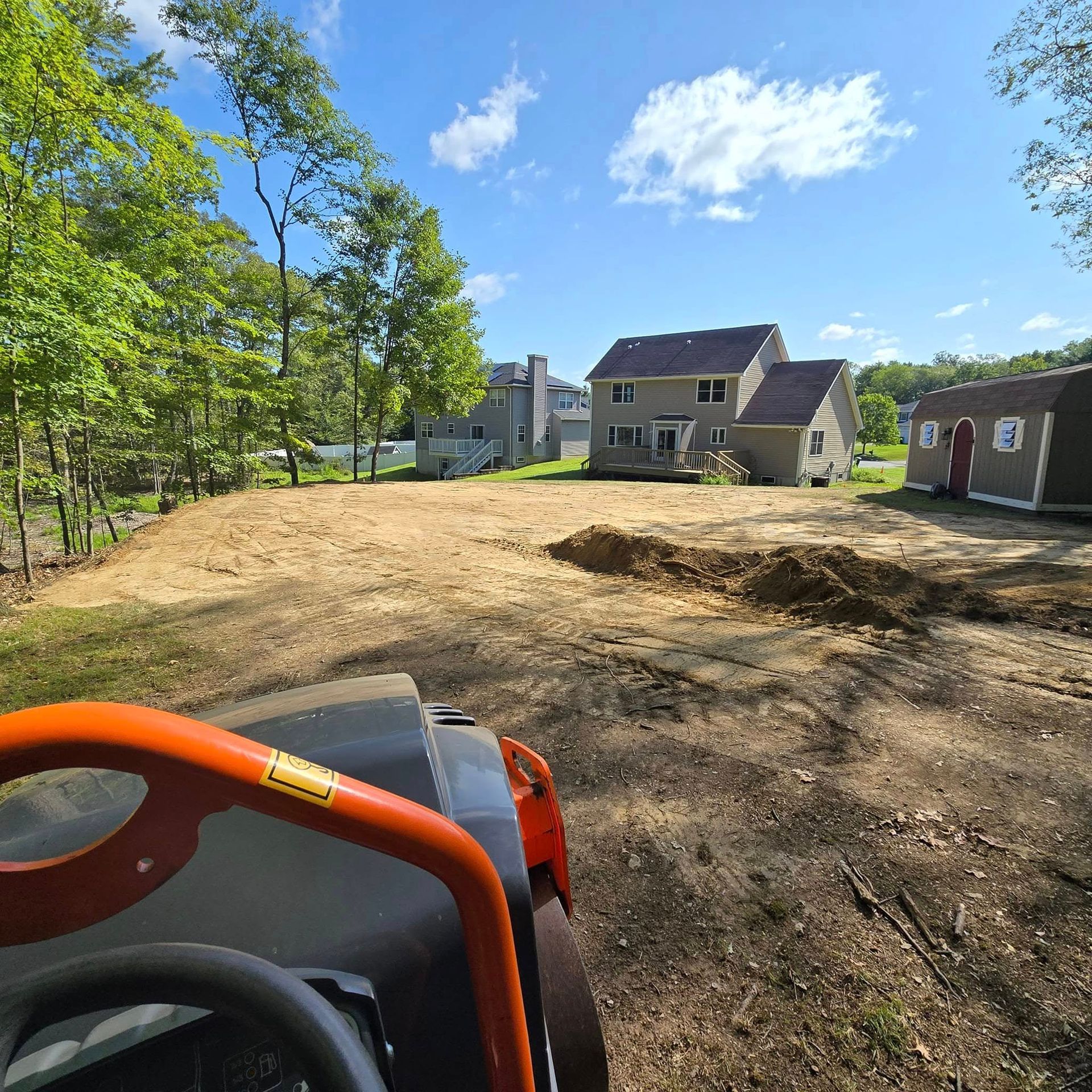 A house with the number 3 on the front of it