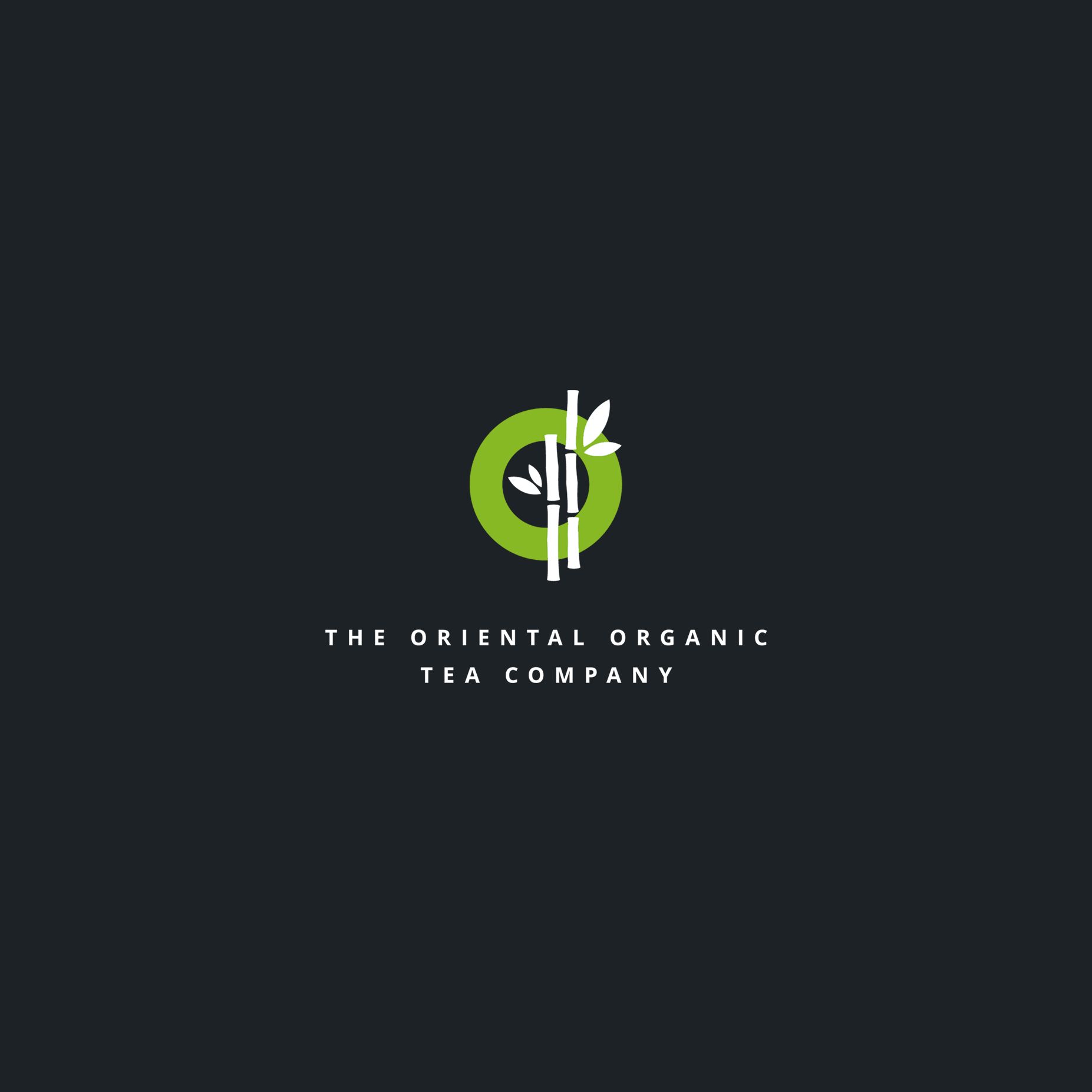 Logo: Green circle with bamboo, text 