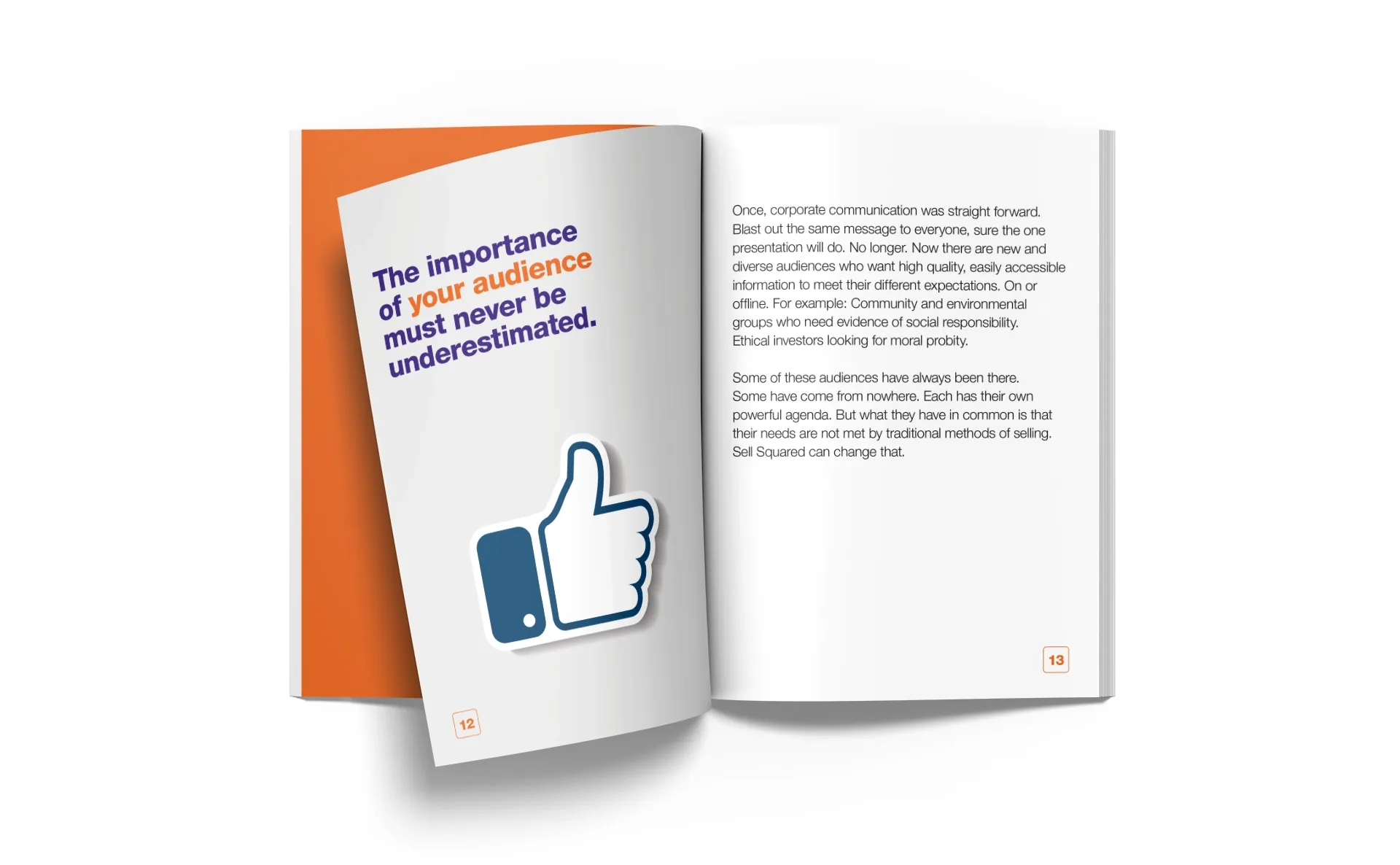 Open book showing text: 