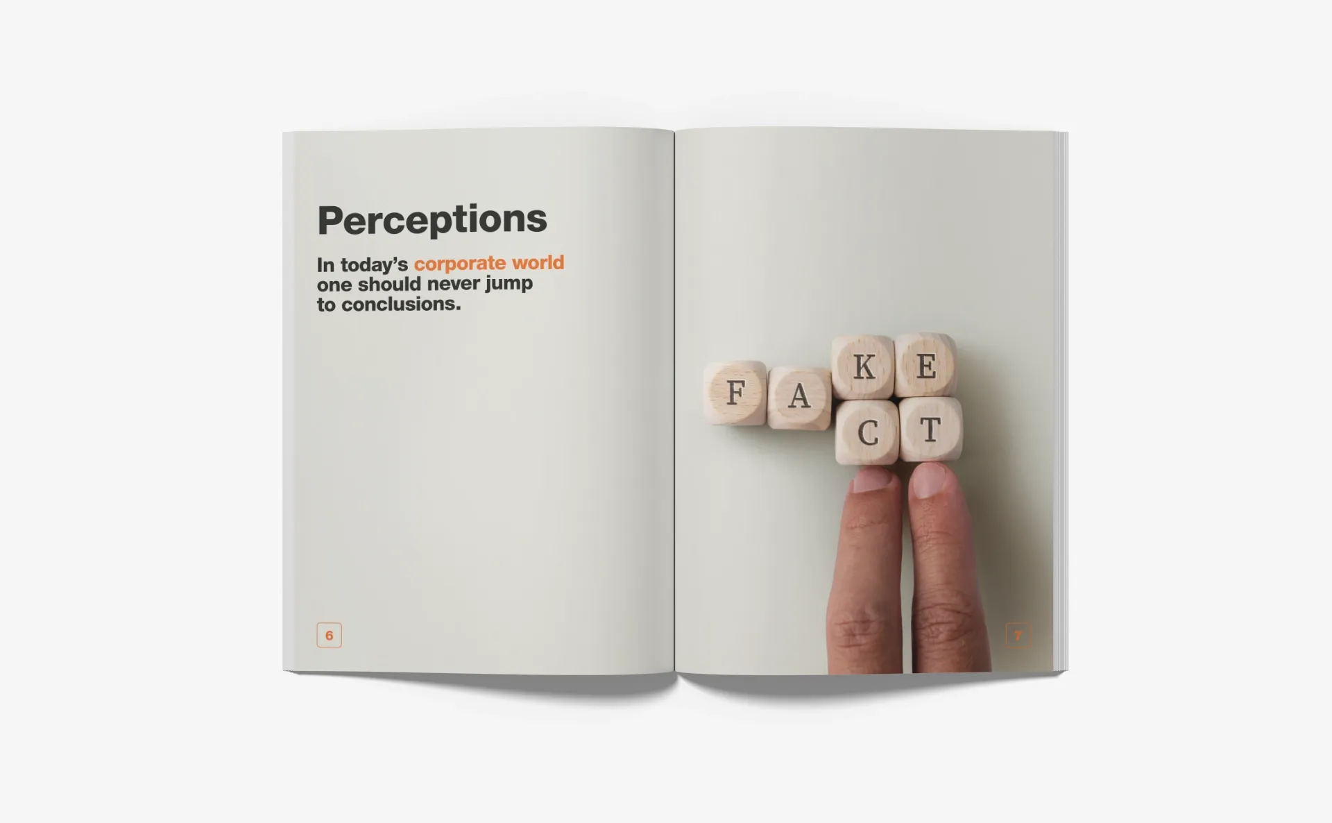 Open book page with text 