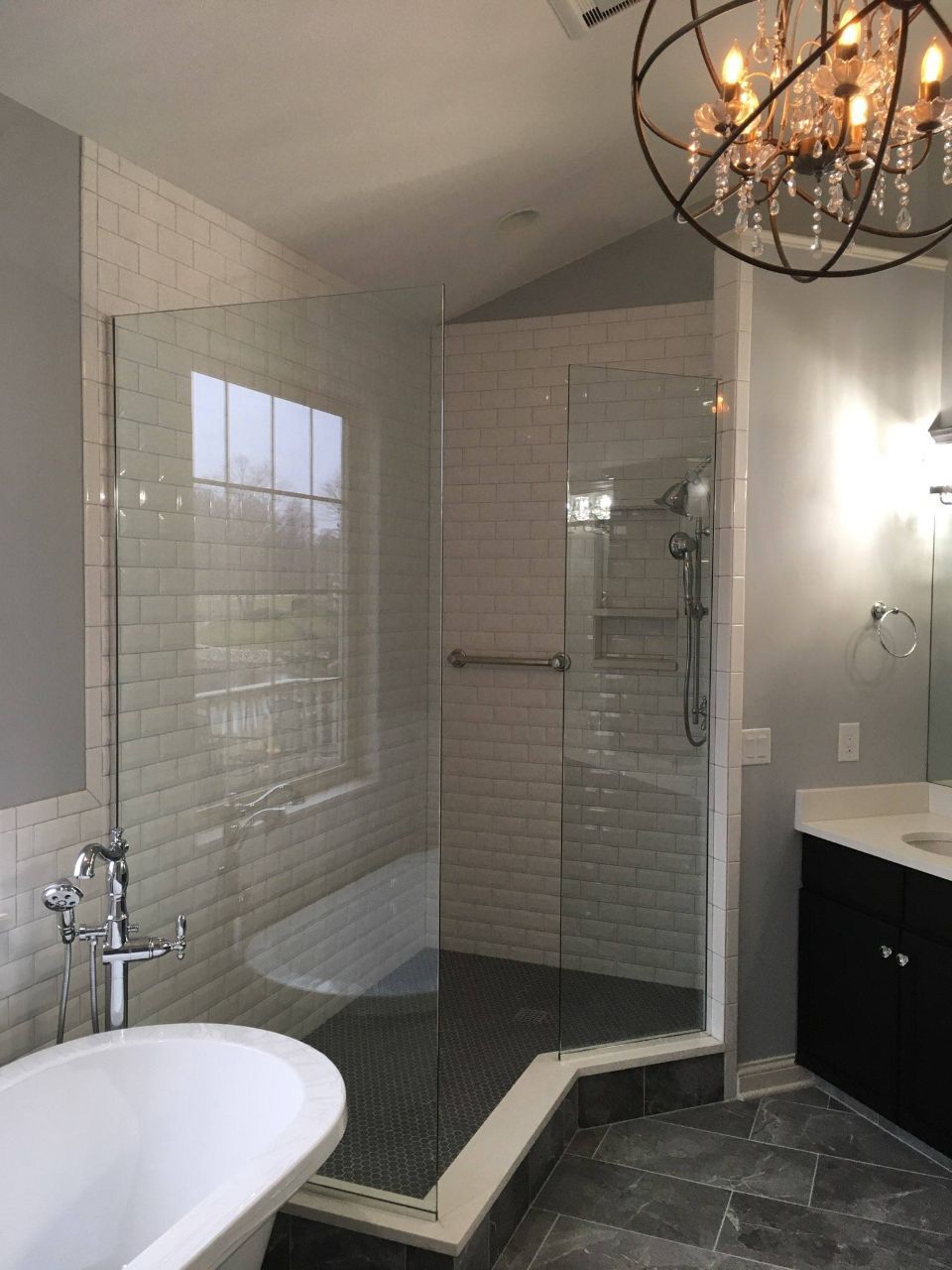 Bathroom With Chandelier — Indianapolis, IN — Tremain Corporation