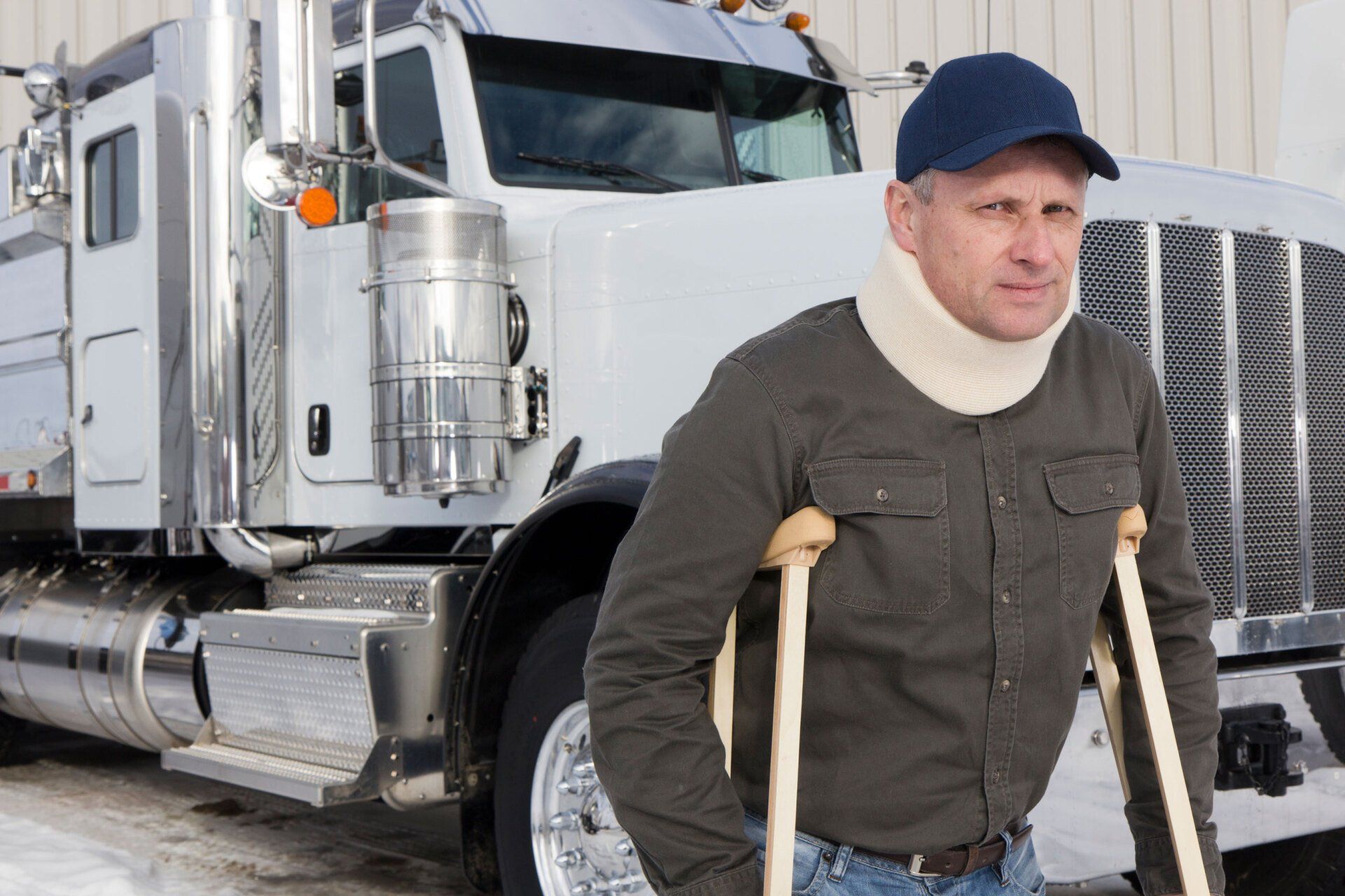 Man With Injury And Crutches | Munster, IN | Community Chiropractic Clinic