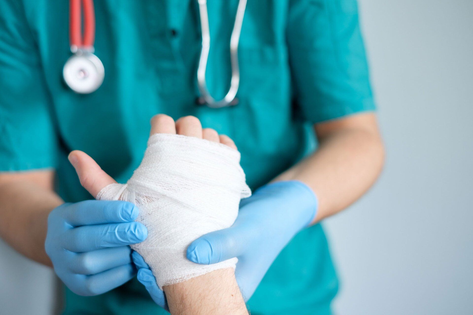 Man With Band Aid In Hand | Munster, IN | Community Chiropractic Clinic