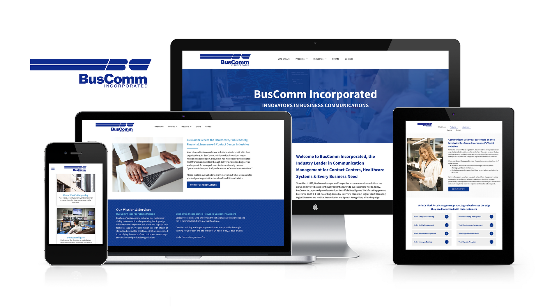 Check Out BusComm’s Revamped Website, Skillfully Designed by Lift Division in Mid-Missouri.
