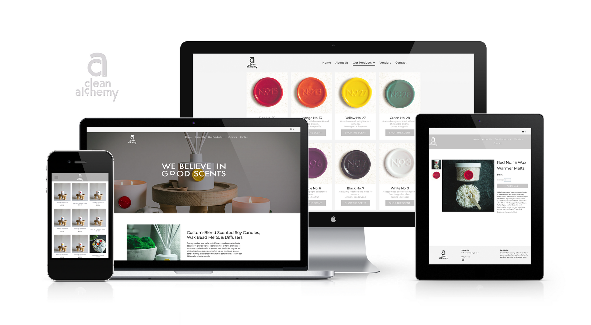 E-Commerce for Clean Alchemy Is Courtesy of Missouri Marketing Agency Lift Division