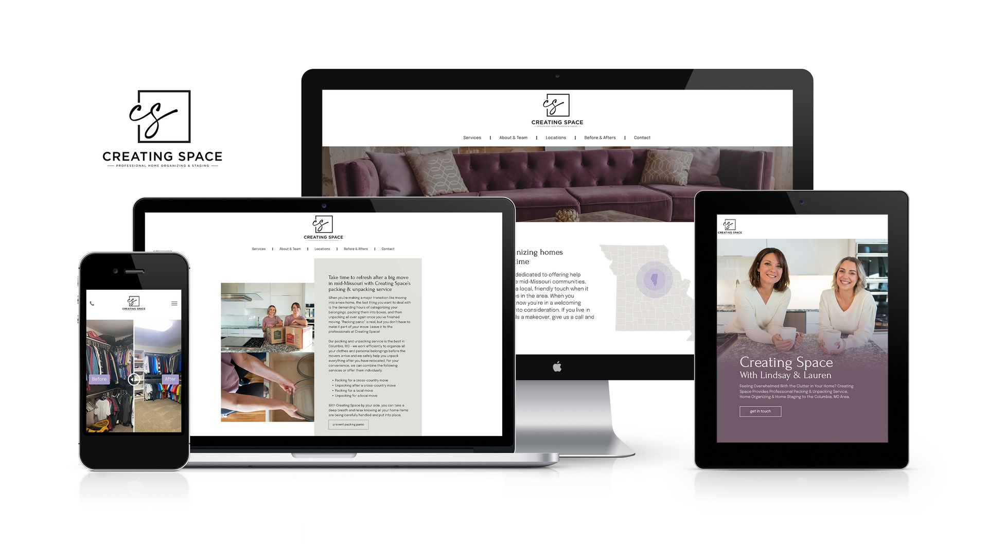 The Creating Space Website Was Designed by Lift Division, a Missouri Marketing Agency