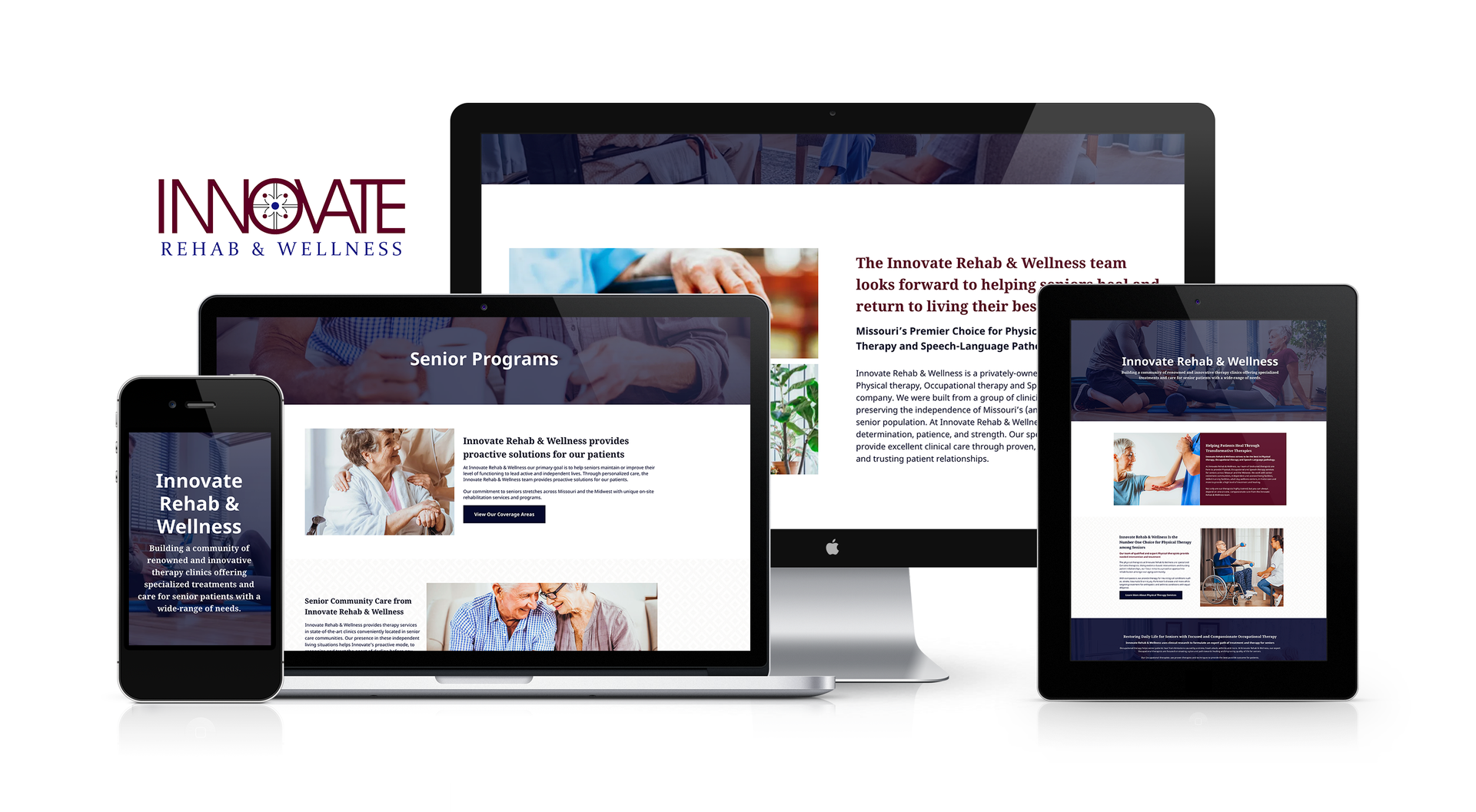 The Innovate Rehab & Wellness Website Was Designed by Lift Division, a Missouri Marketing Agency