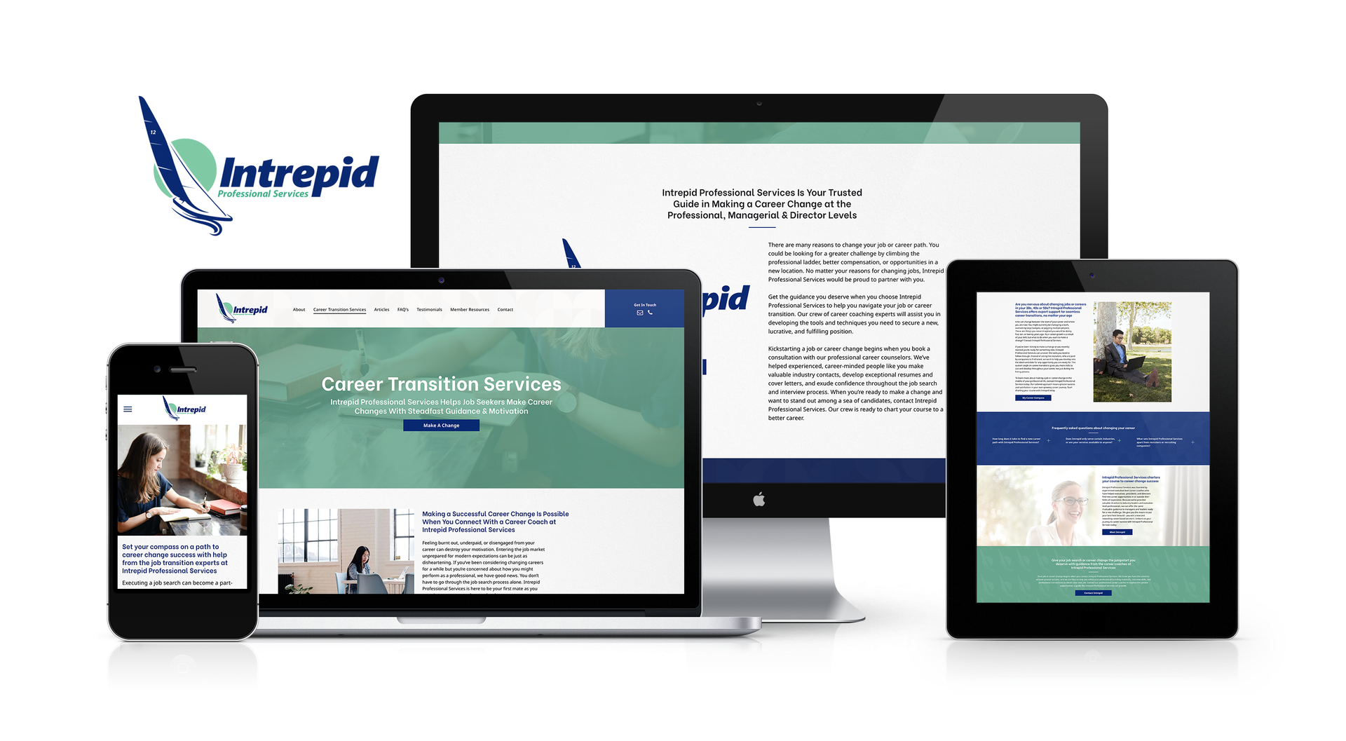 Visit Intrepid Professional Services, Website Built By Lift Division