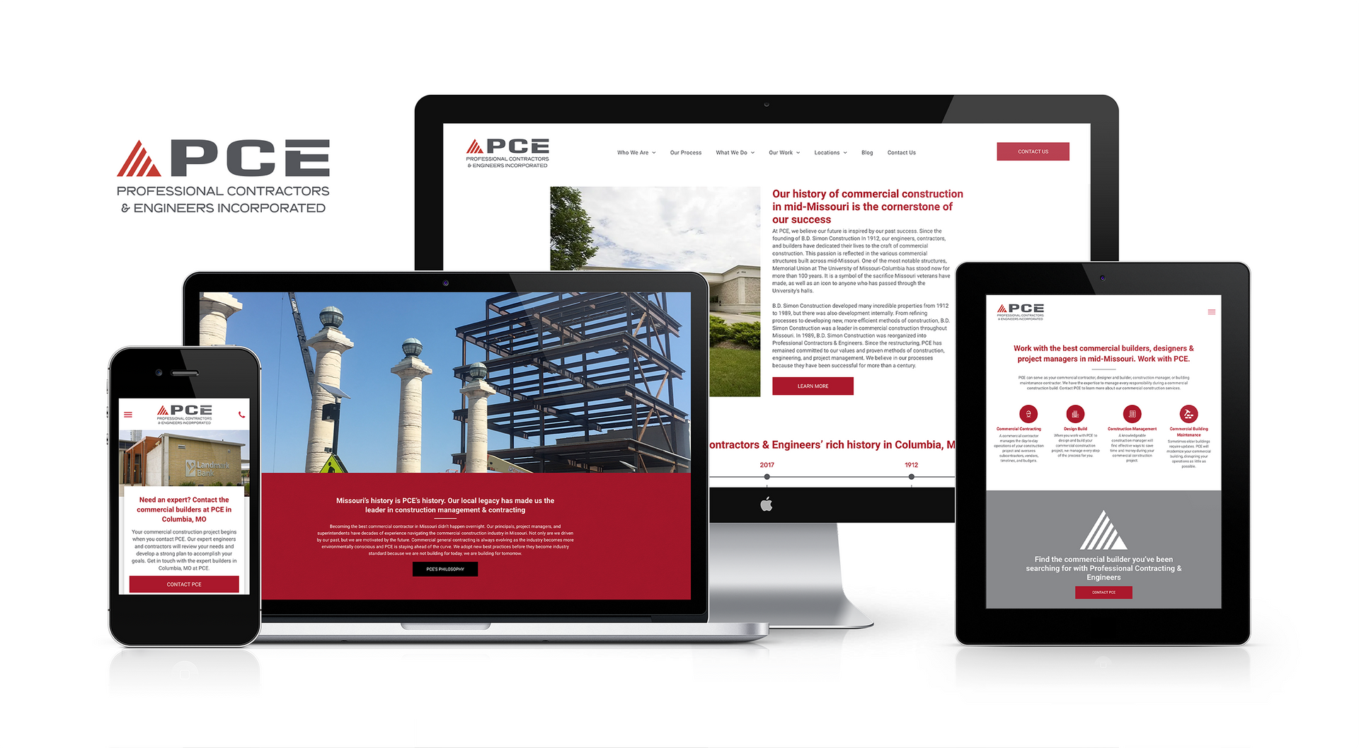 Missouri Marketing Agency Lift Division Helped Professional Contractors & Engineers With Their Website.
