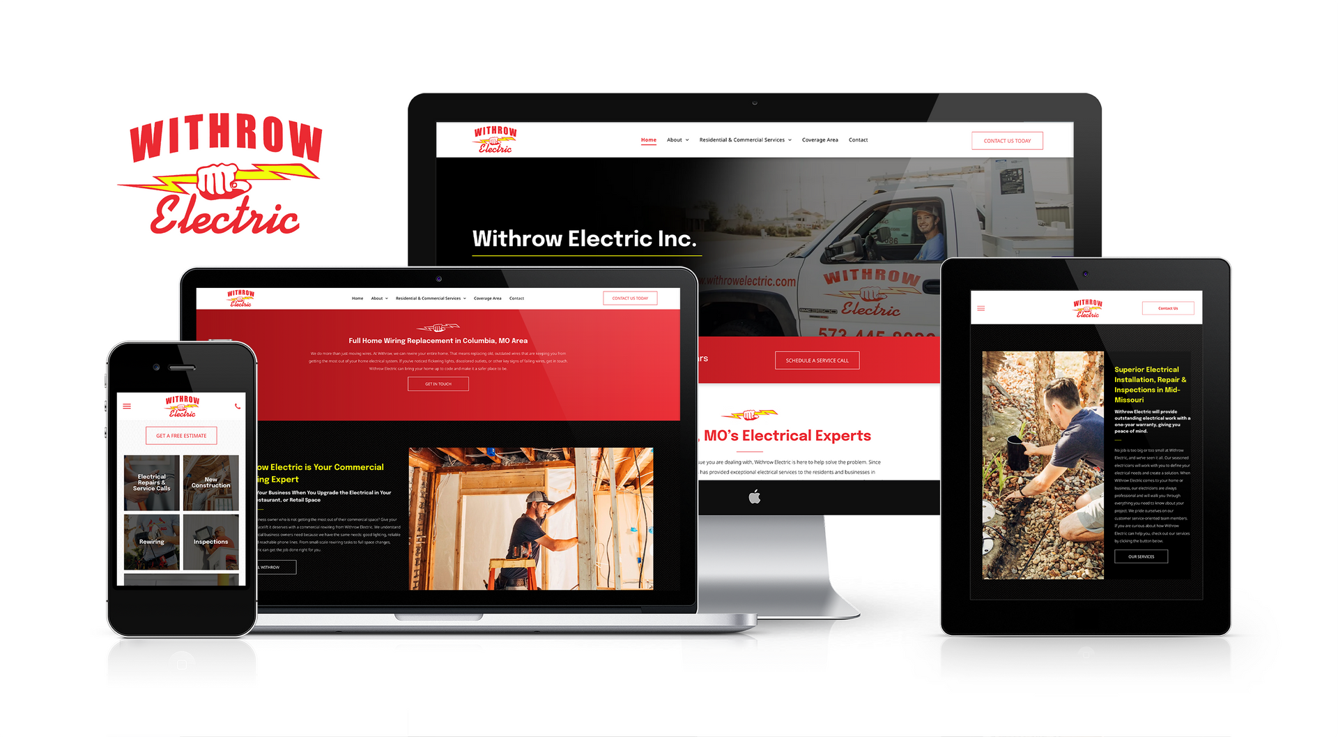 Missouri Marketing Agency Lift Division Helped Withrow Electric Build Their Website