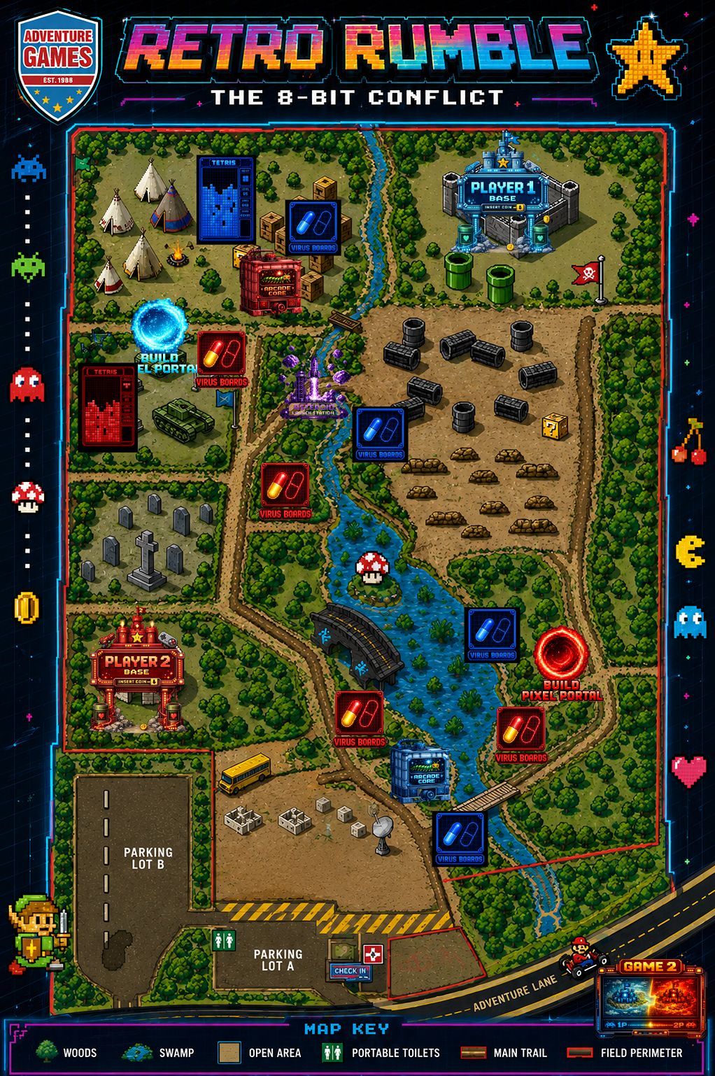 Retro Rumble Scenario Game | AG Paintball NH