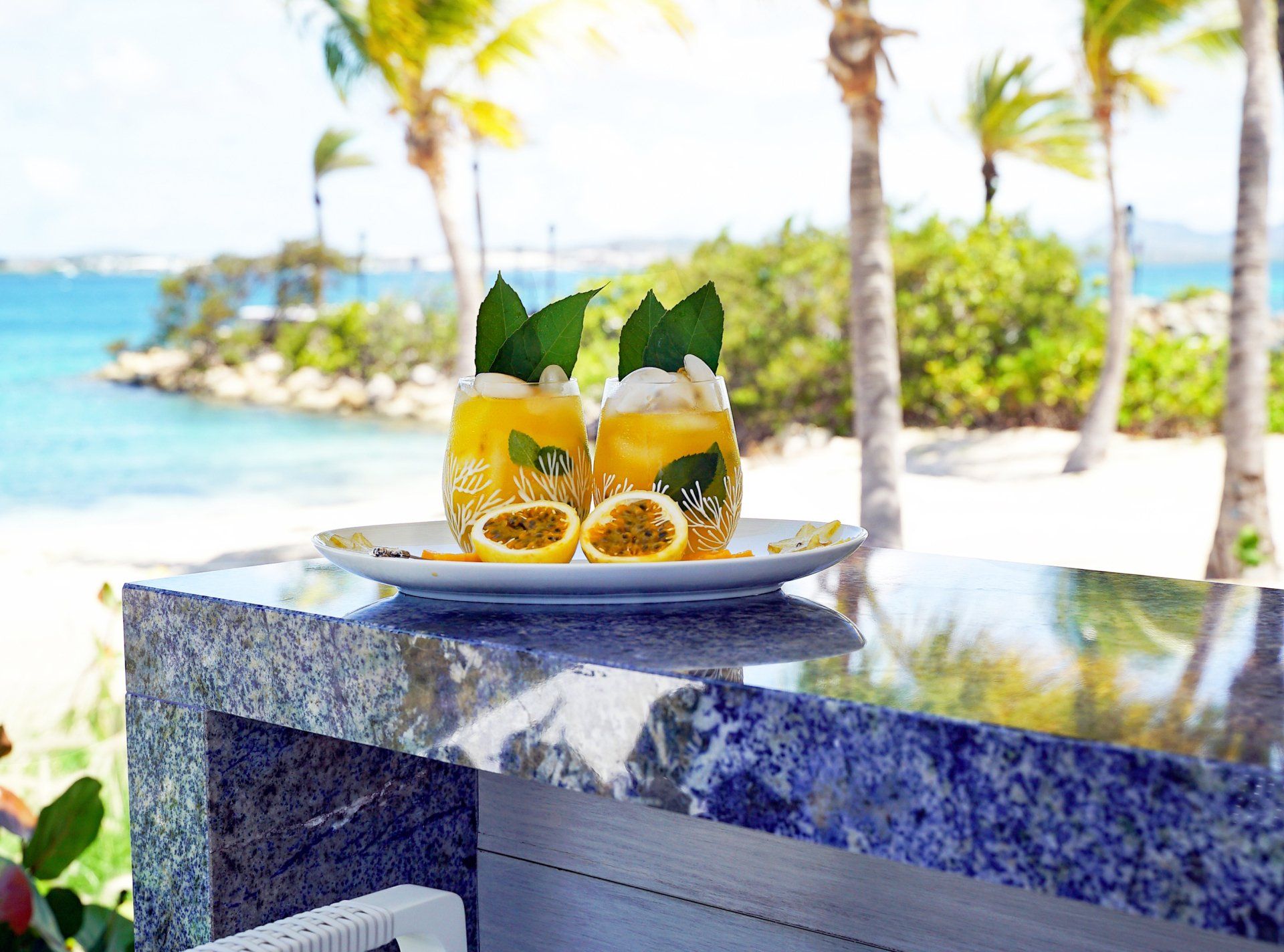 Tŷ Compton Jumby Bay island  culinary