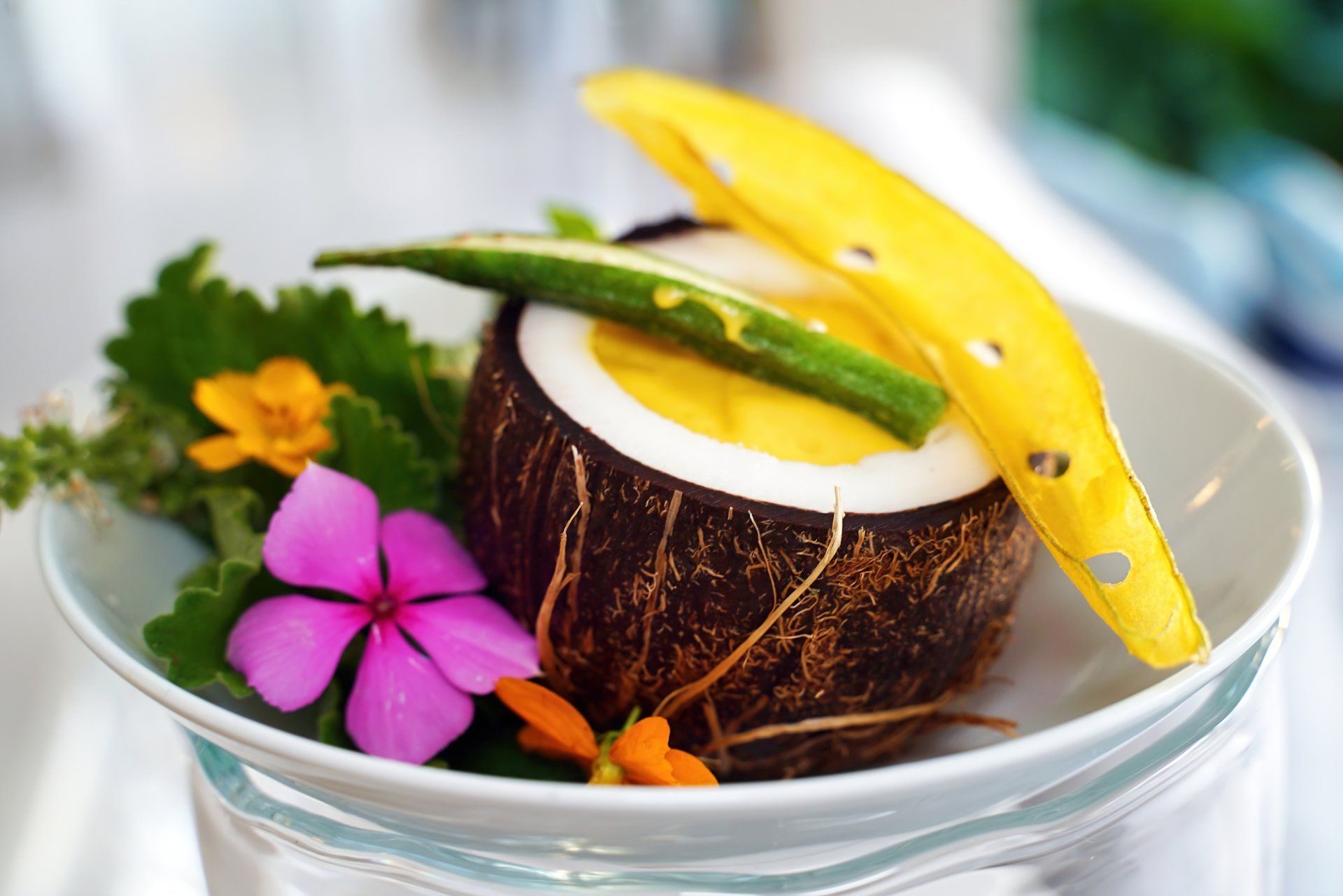 Tŷ Compton Jumby Bay island  culinary