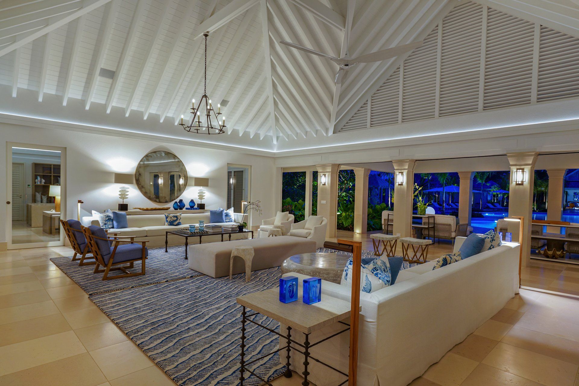 Tŷ Compton Jumby Bay Island Great Room