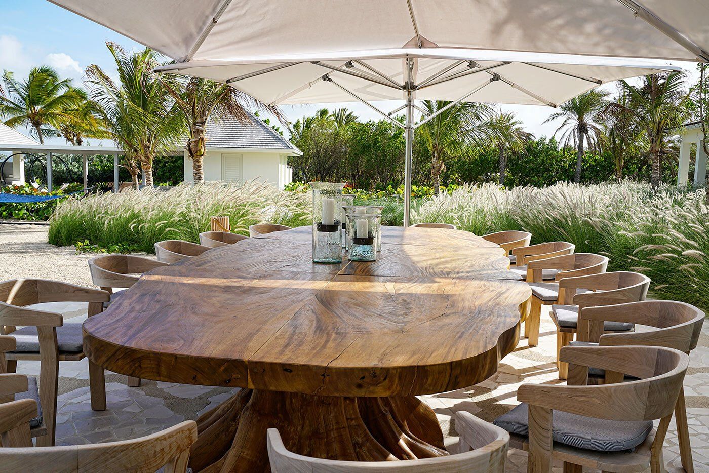 Tŷ Compton Jumby Bay Island Outdoor Dining