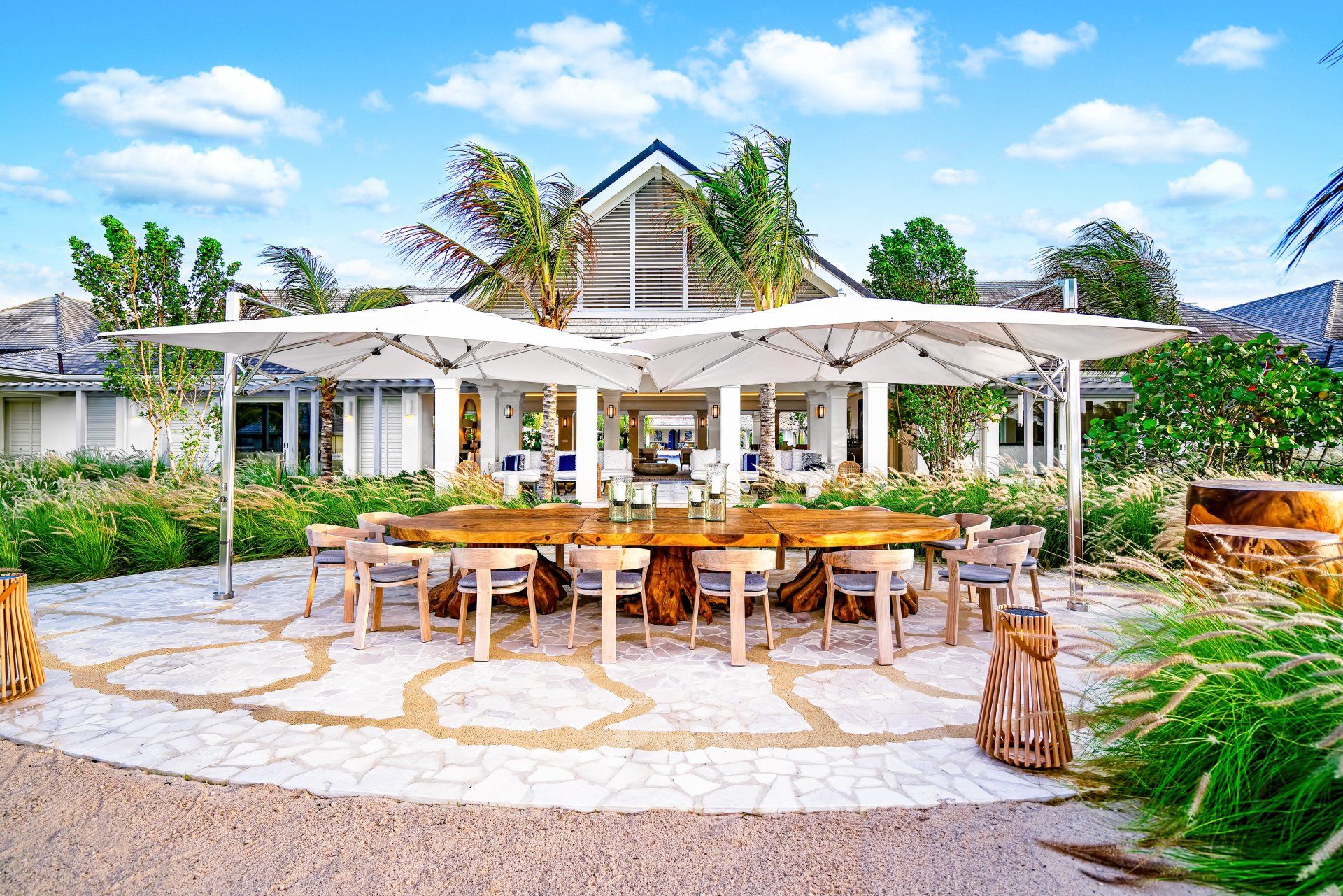 Tŷ Compton Jumby Bay Island Outdoor Dining