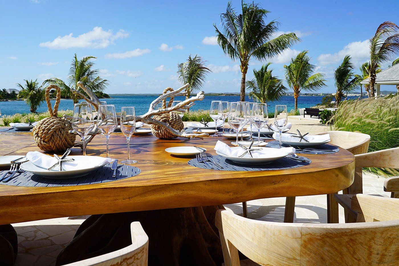 Tŷ Compton Jumby Bay Island Outdoor Dining