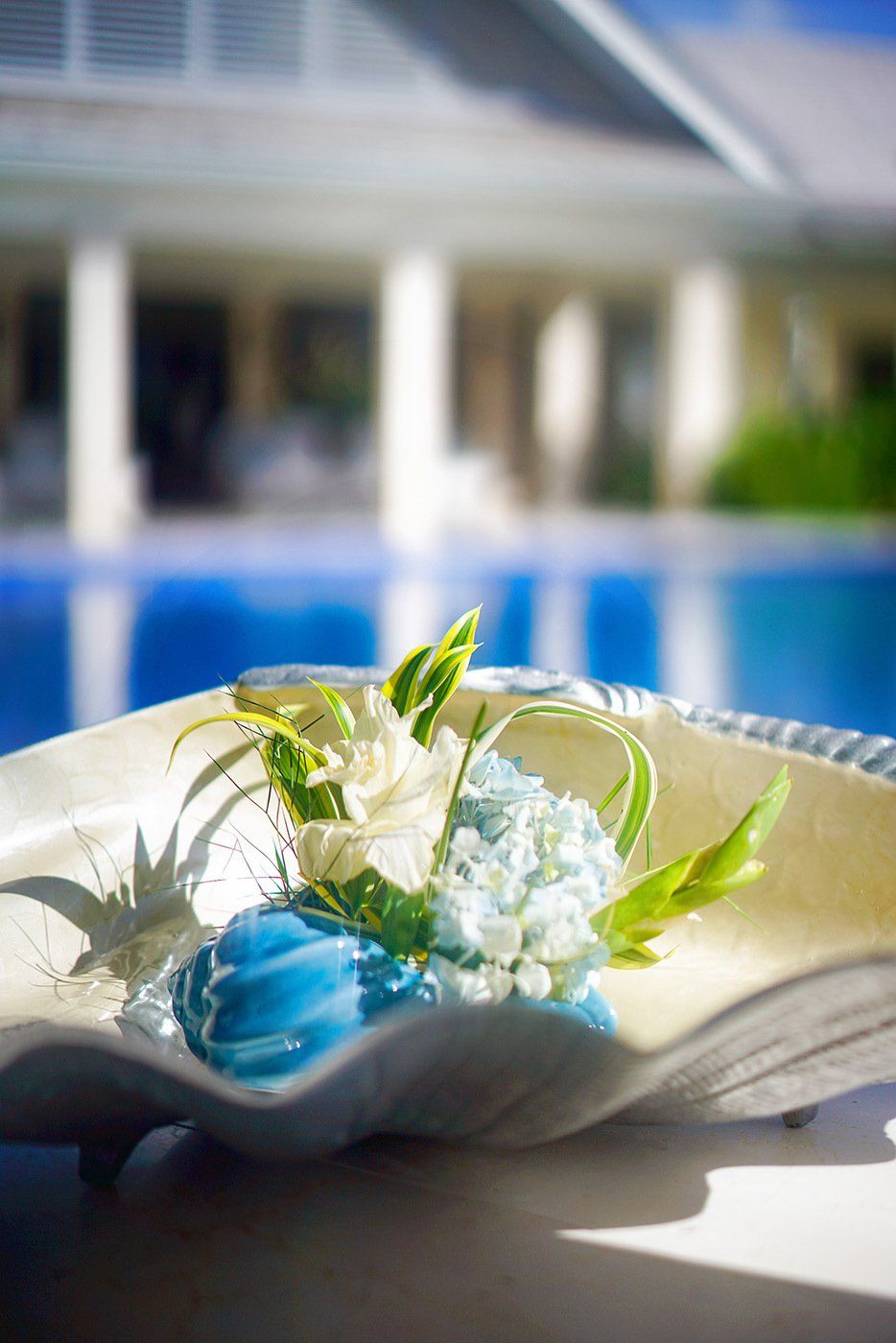 Tŷ Compton Jumby Bay Island Pool Bar