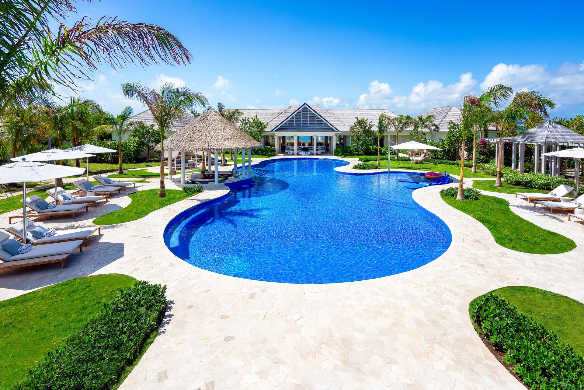 Tŷ Compton Jumby Bay Island Pool Deck