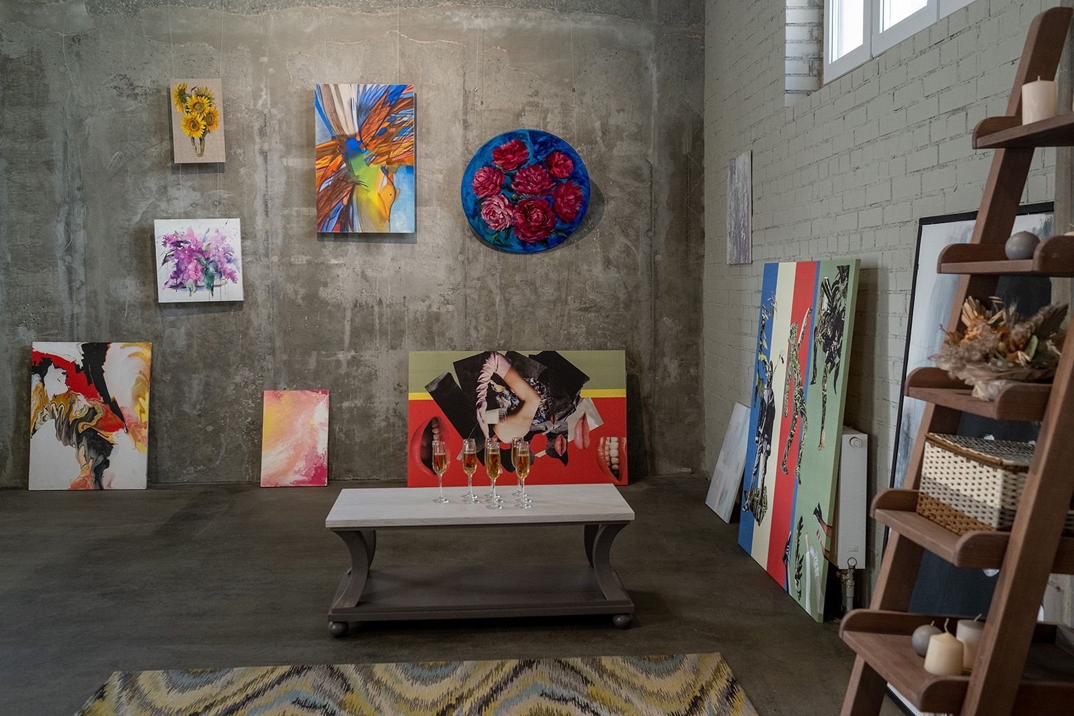 there are many paintings on the wall in this room | BXB3 Corporation | Archive Solutions in CA
