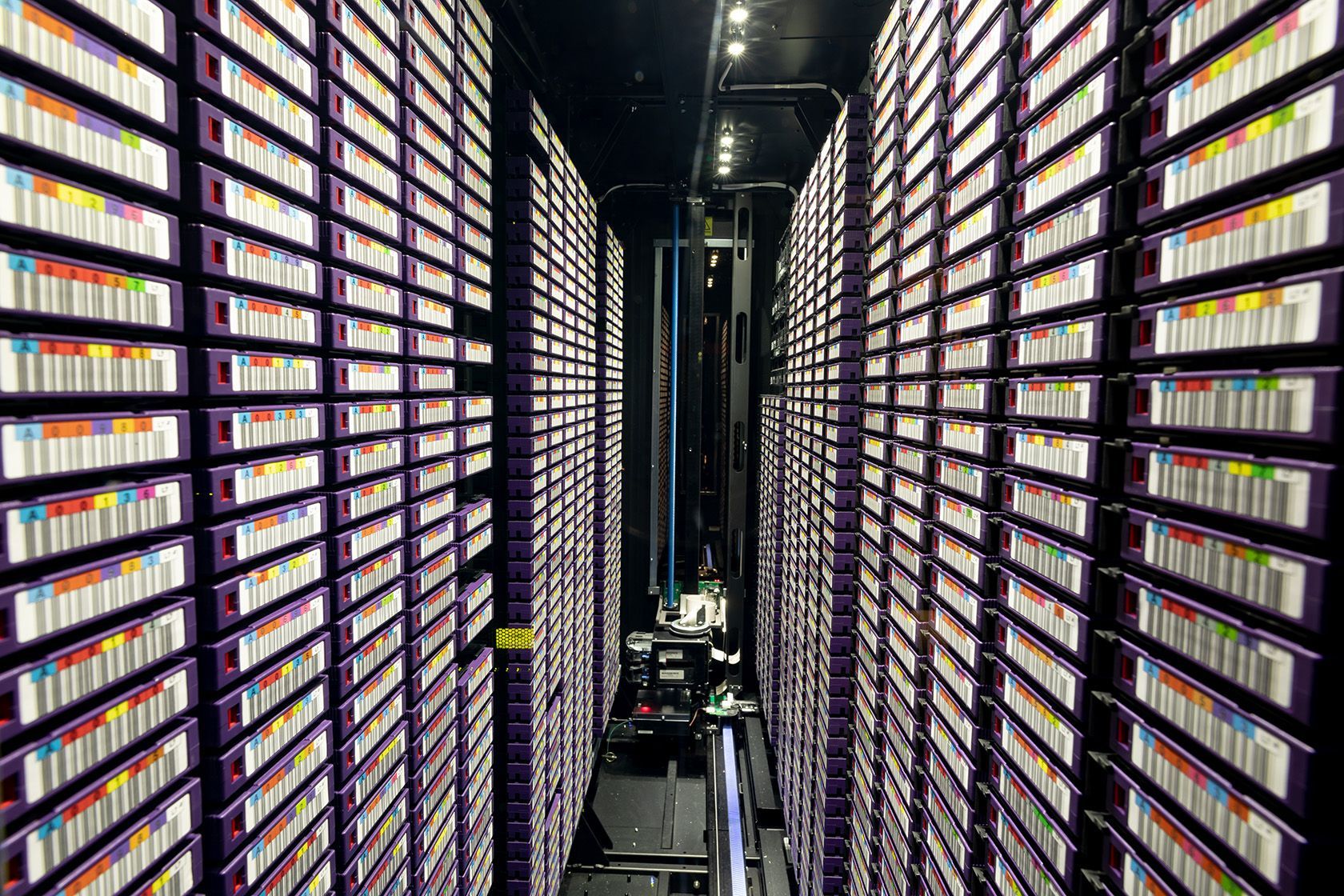 a server room filled with lots of cds and dvds | BXB3 Corporation | Archive Solutions in CA