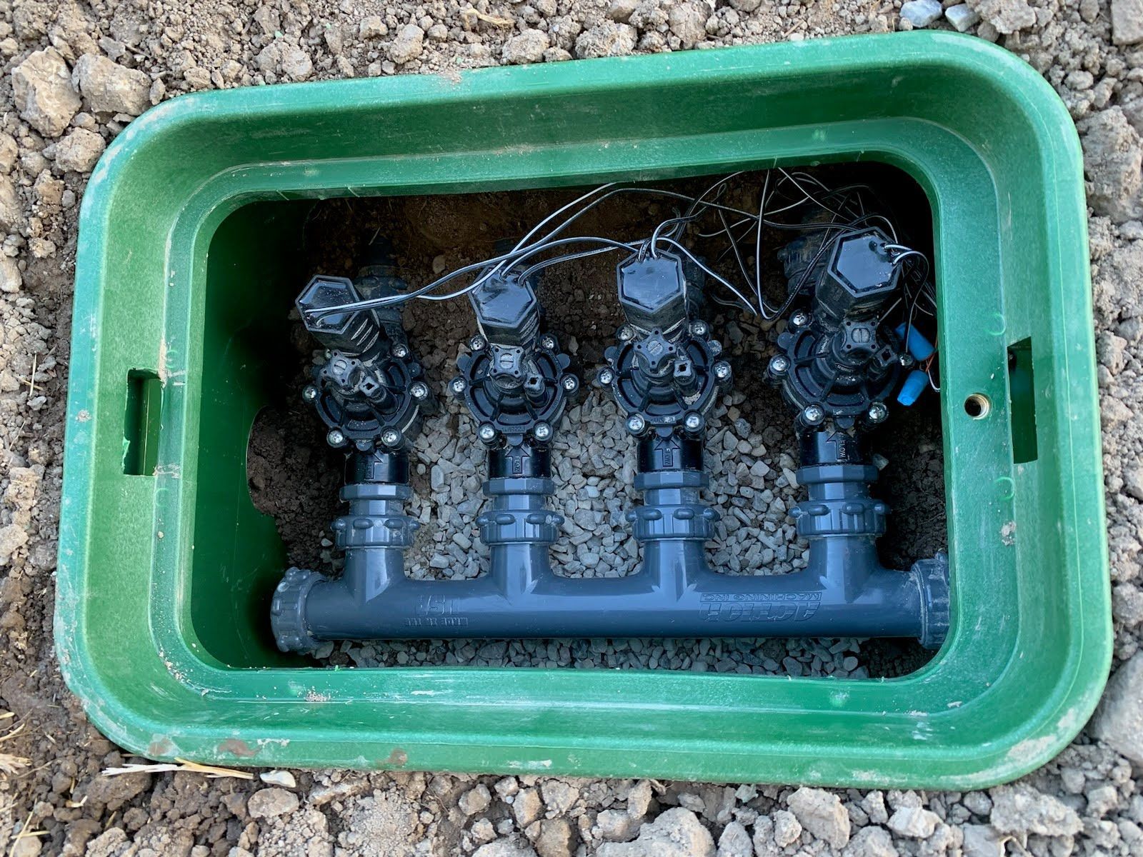 Sprinkler Valve Manifold Box