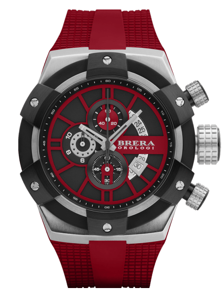 Fine jewelry — Supersportivo 48mm Black and Red Dial Red Rubber Strap in Tarzana, CA