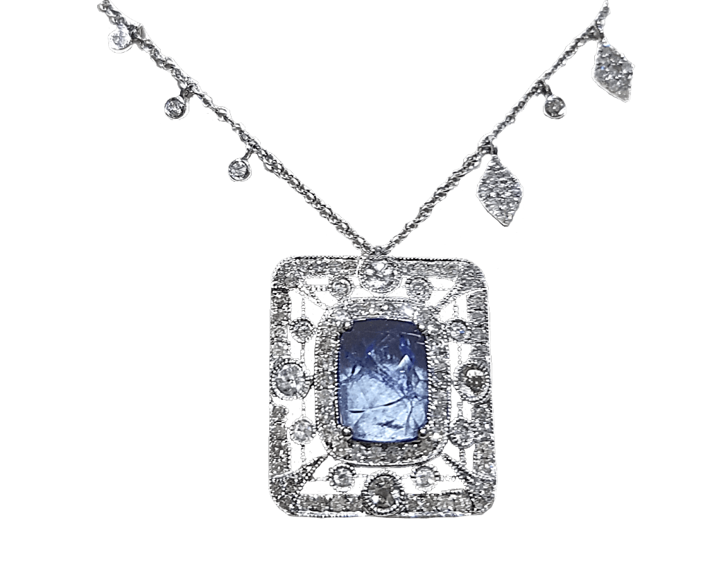 Jewelry — Sterling Silver with 18K YG Vermeil Diamond Bracelet 12MM in Tarzana, CA