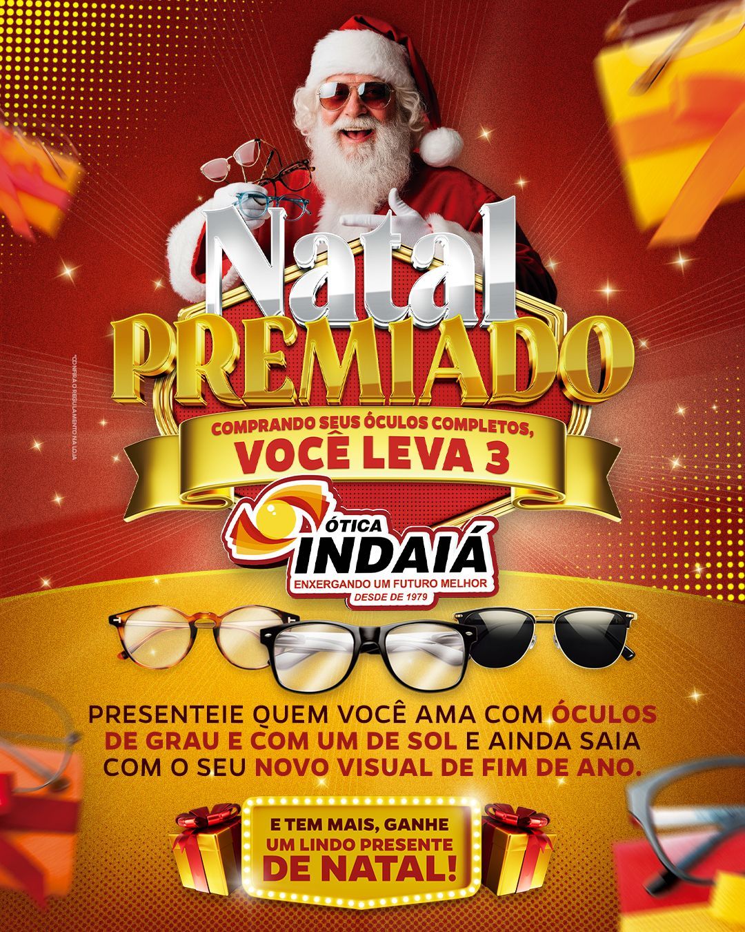 Natal Premiado - Ótica Indaiá