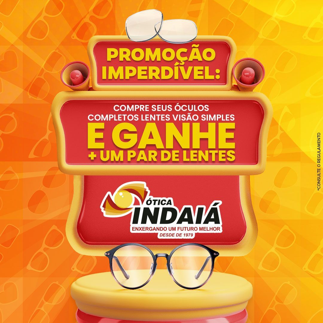 Promoção na Ótica Indaiá