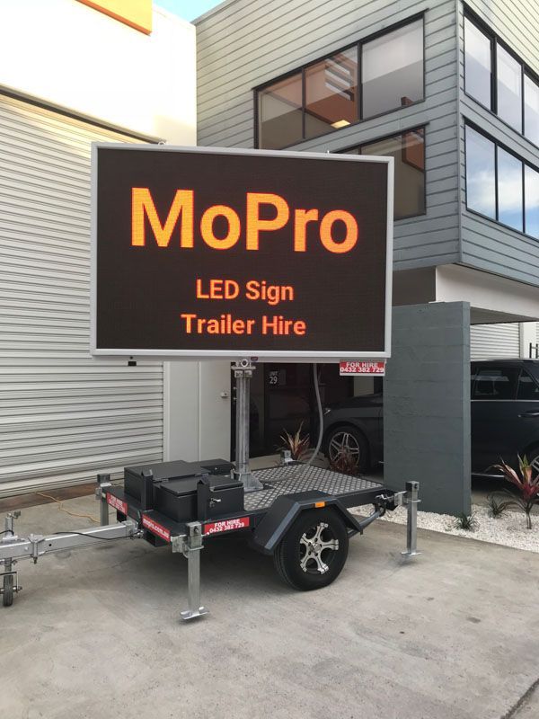 LED trailer hire