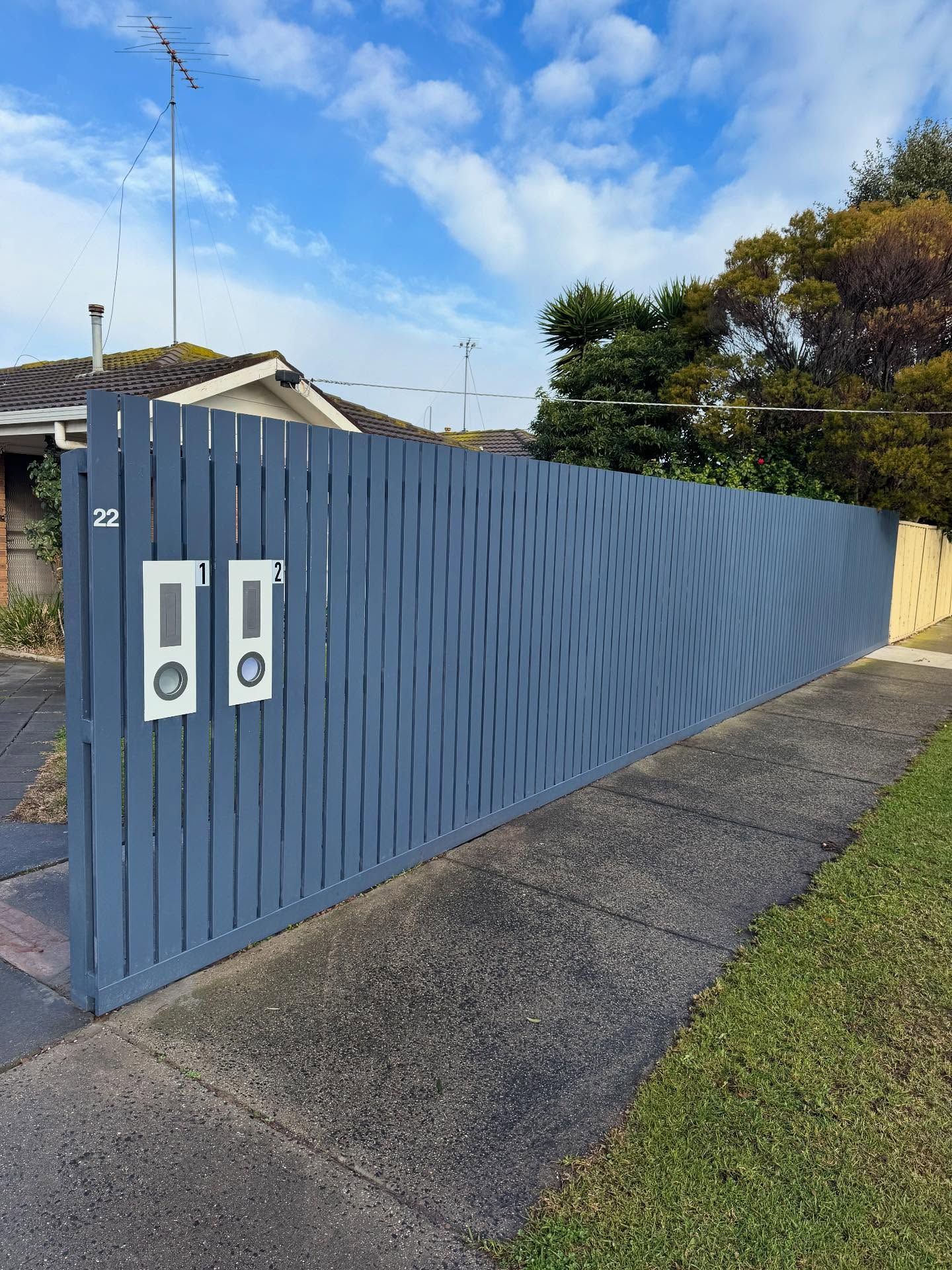 Close up Of a Wooden Fence with A Gate — Flintoff Constructions in Charlemont, VIC