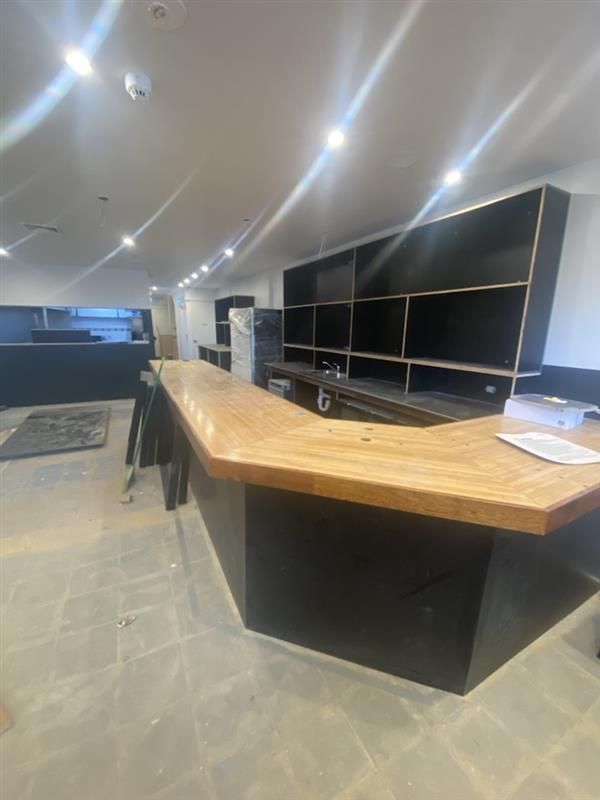 Restaurant with Tables and Chairs and A Bar — Flintoff Constructions in Charlemont, VIC