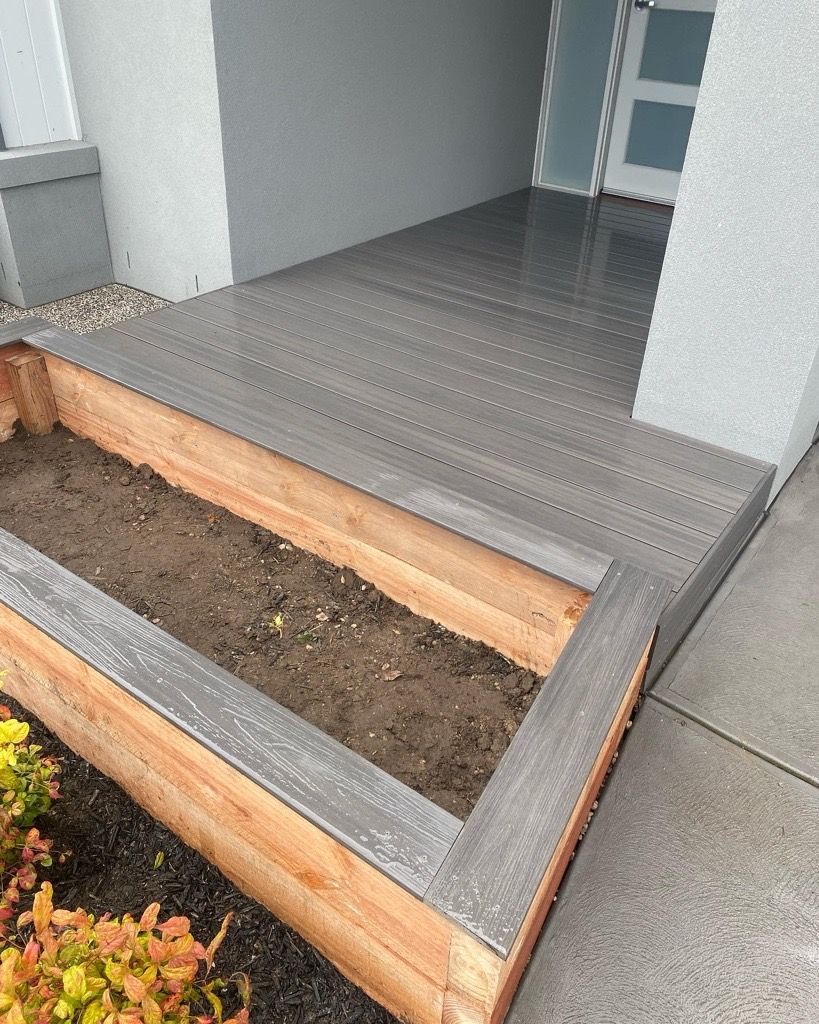 Metal Planter Filled with Lots of Plants — Flintoff Constructions in Charlemont, VIC