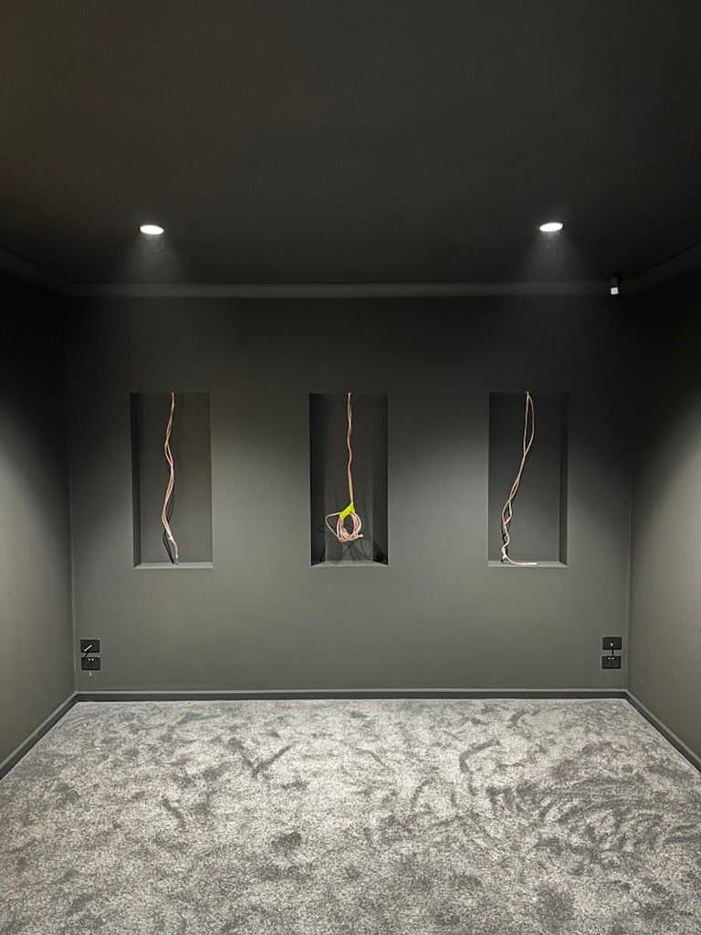 Large Office with Cubicles and A Red Exit Sign — Flintoff Constructions in Charlemont, VIC