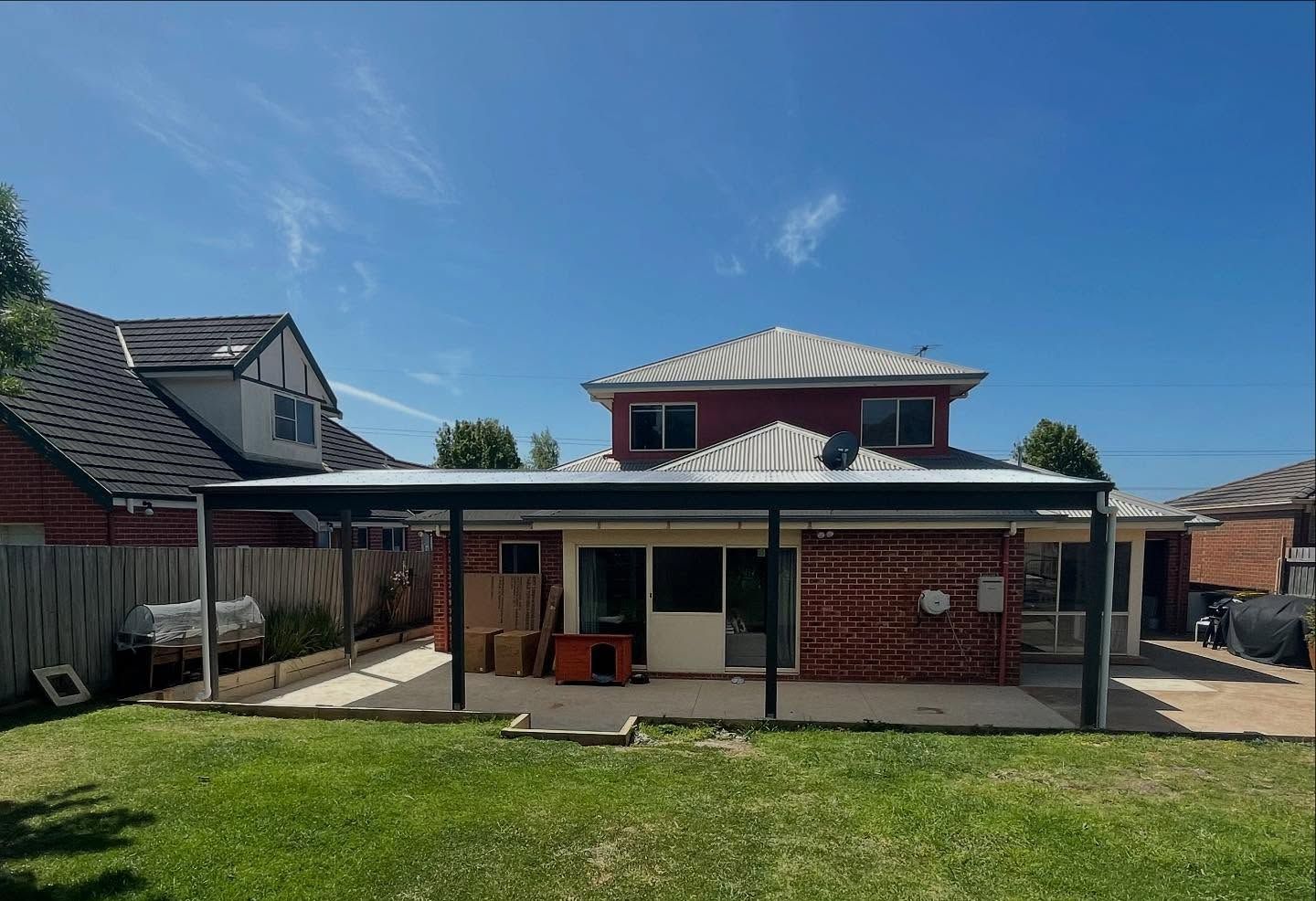 Wooden Shed with A Wooden Deck in Front of A House — Flintoff Constructions in Charlemont, VIC