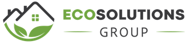 Logo of "ECO SOLUTIONS GROUP" with a house and green leaves symbol.