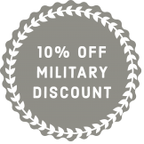 10% Off Military Discount