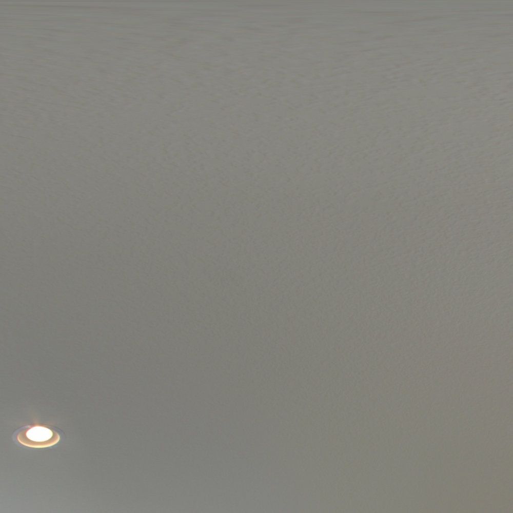 There is a light on the ceiling and a light on the wall.