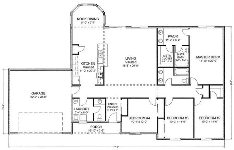 A black and white floor plan of a house
