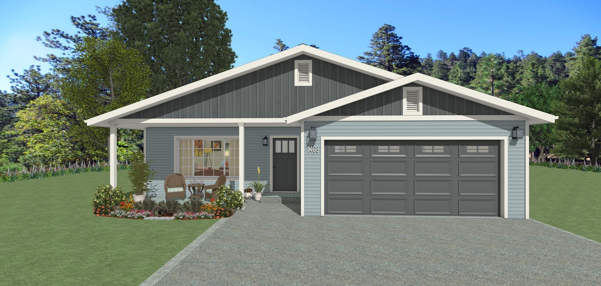 2 bedroom floor plan