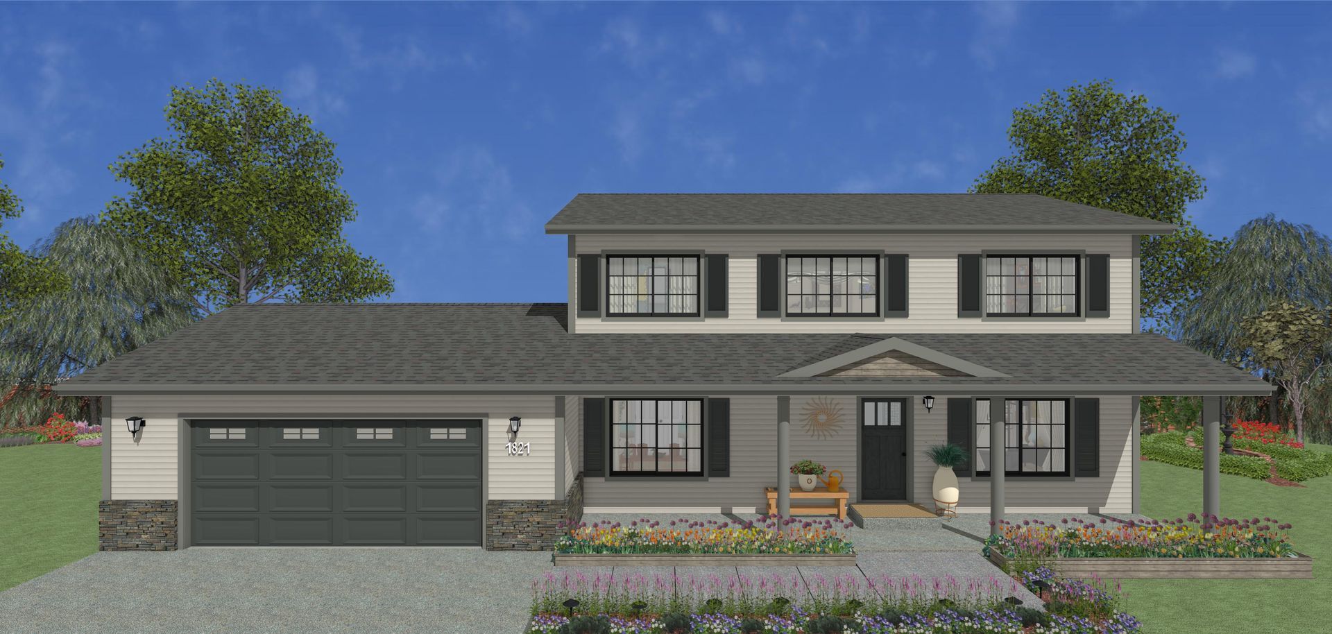 3 bedroom floor plan