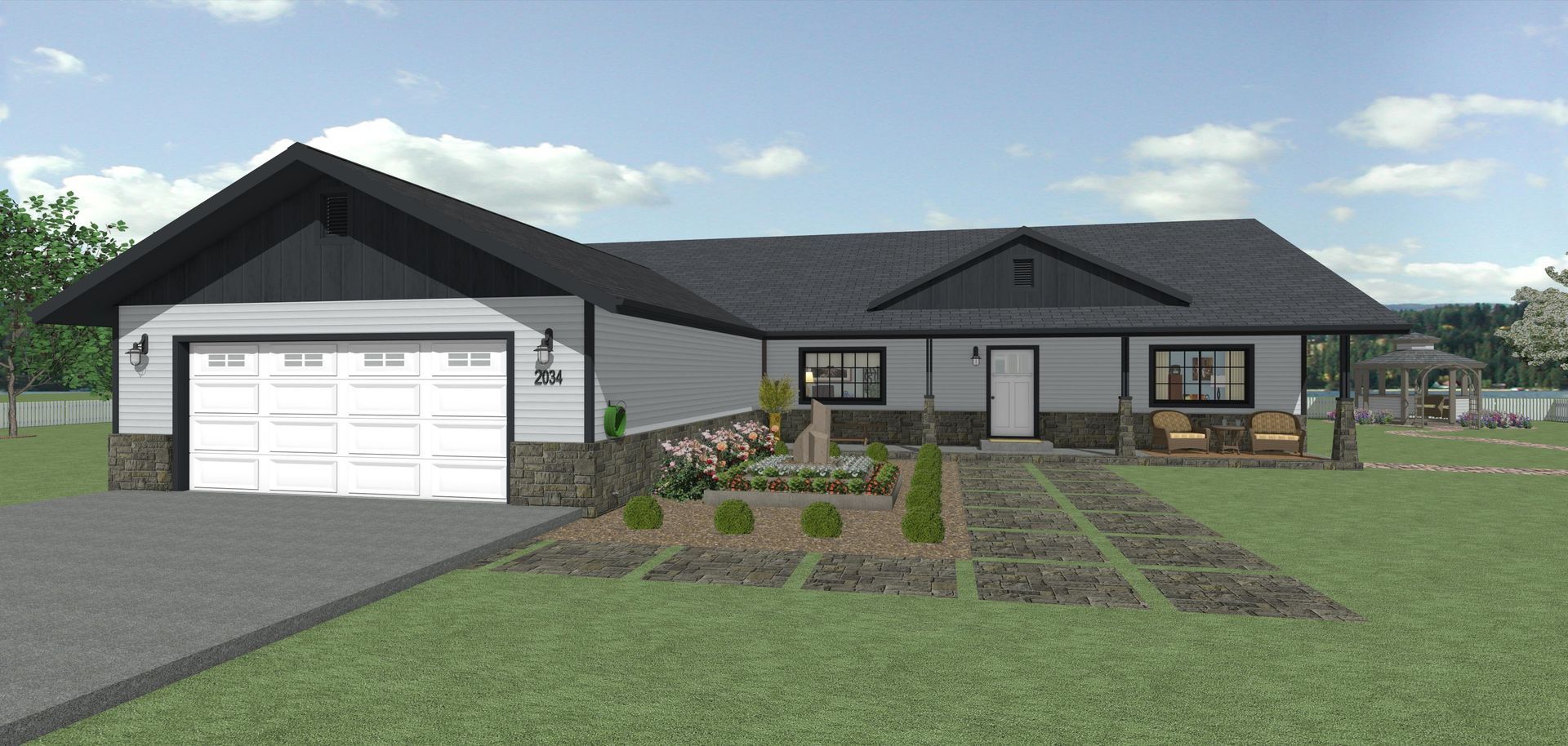 4 bedroom floor plan