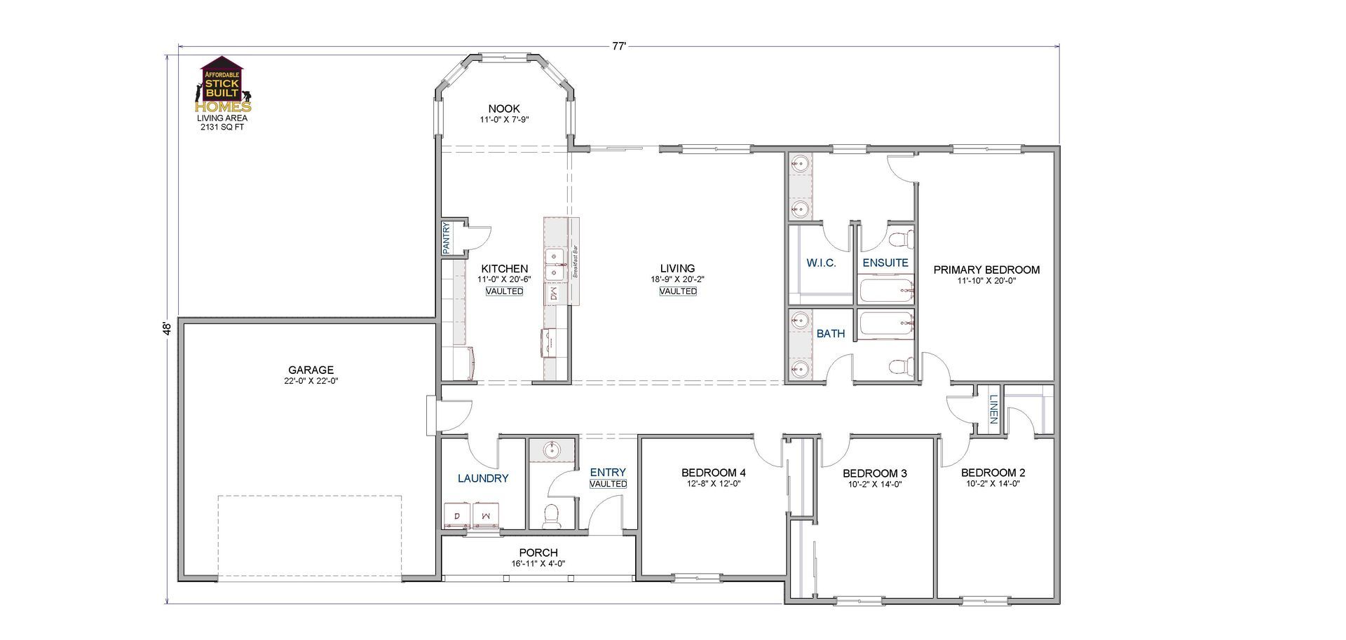 A black and white floor plan of a house