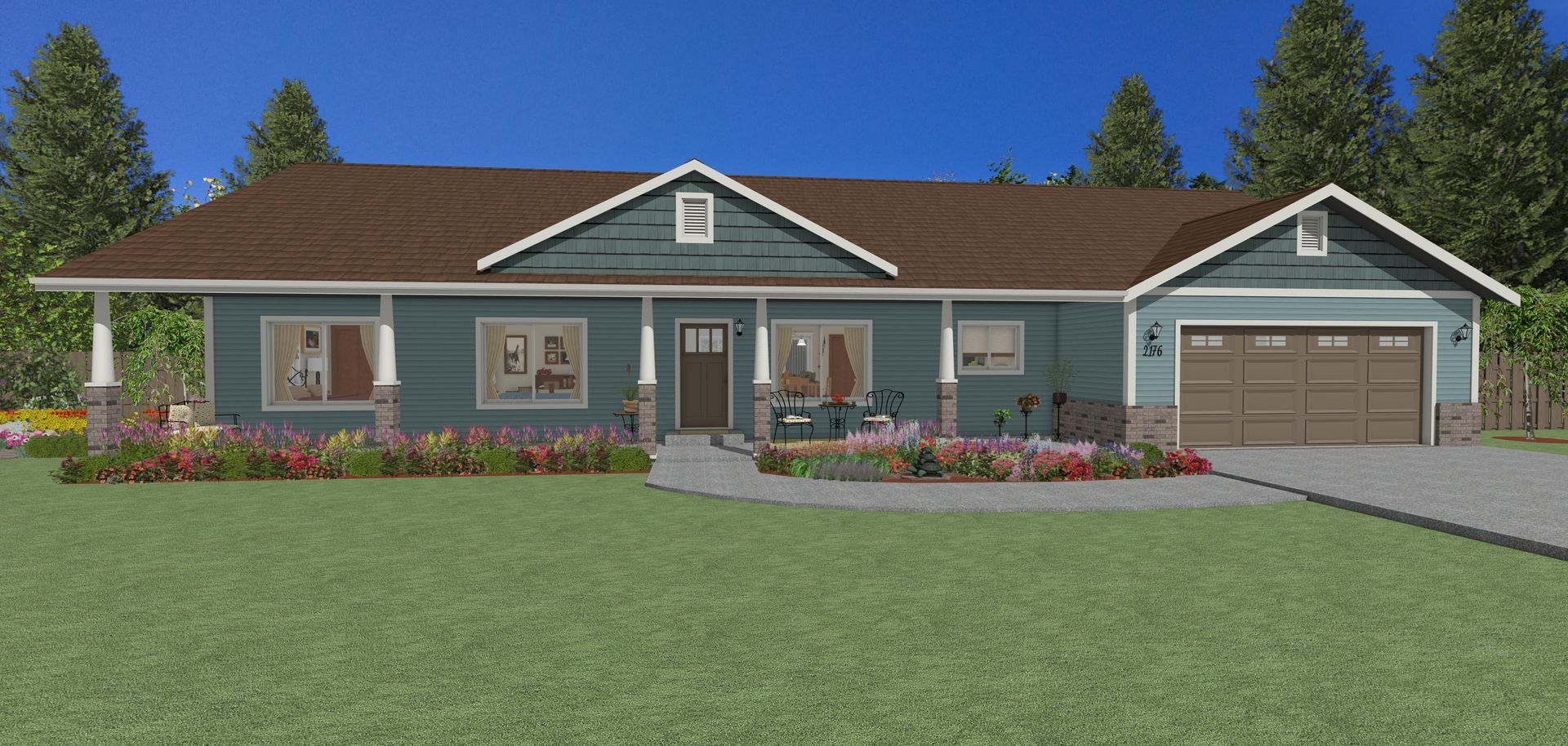 4 bedroom floor plan