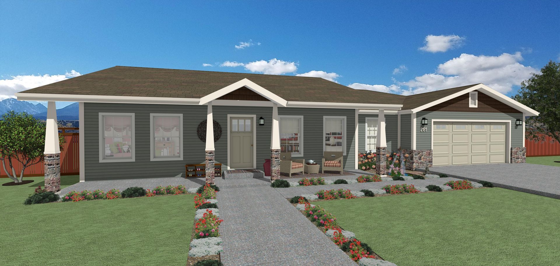 3 bedroom floor plan