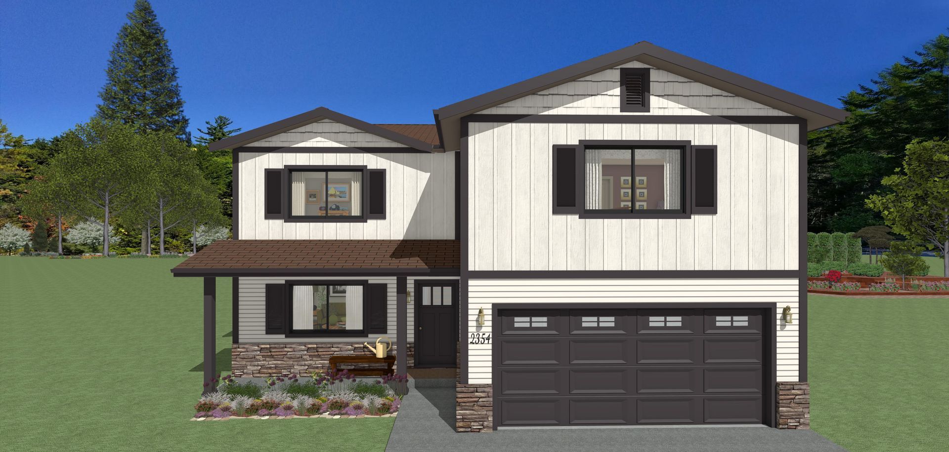 4 bedroom floor plan