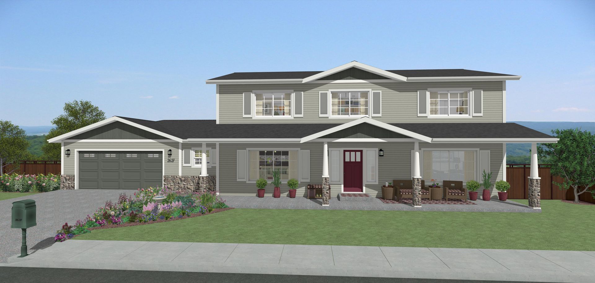 4 bedroom floor plan